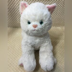 Build A Bear Workshop Promise Pets White Cat Plush Blue Eyes (2013) 🐱🐾